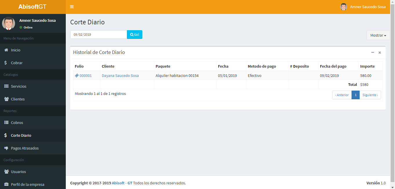 Sistema de Pagos de Servicio 