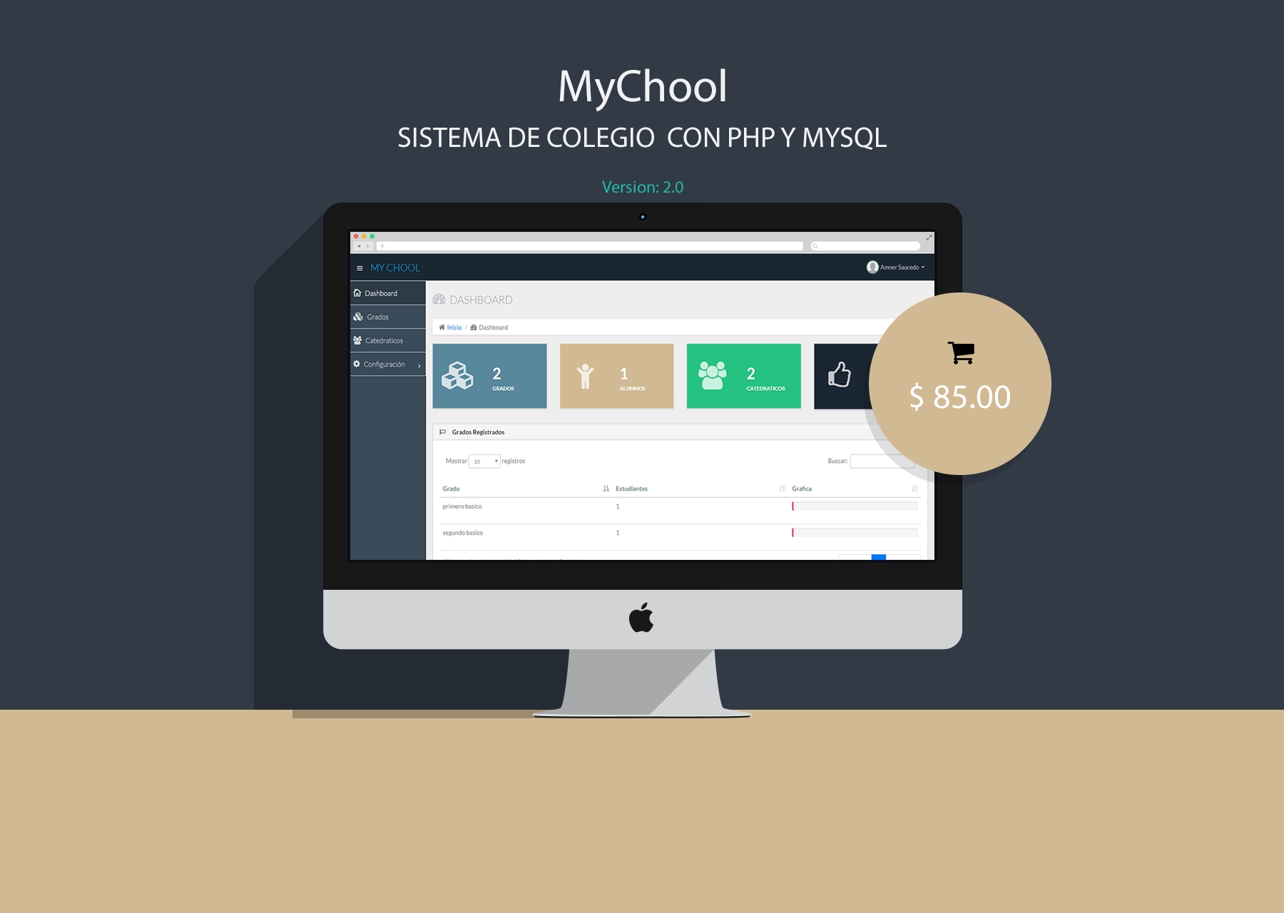 MyChool Sistema web de Colegio ::: MyChool ::: PHP, MYSQL