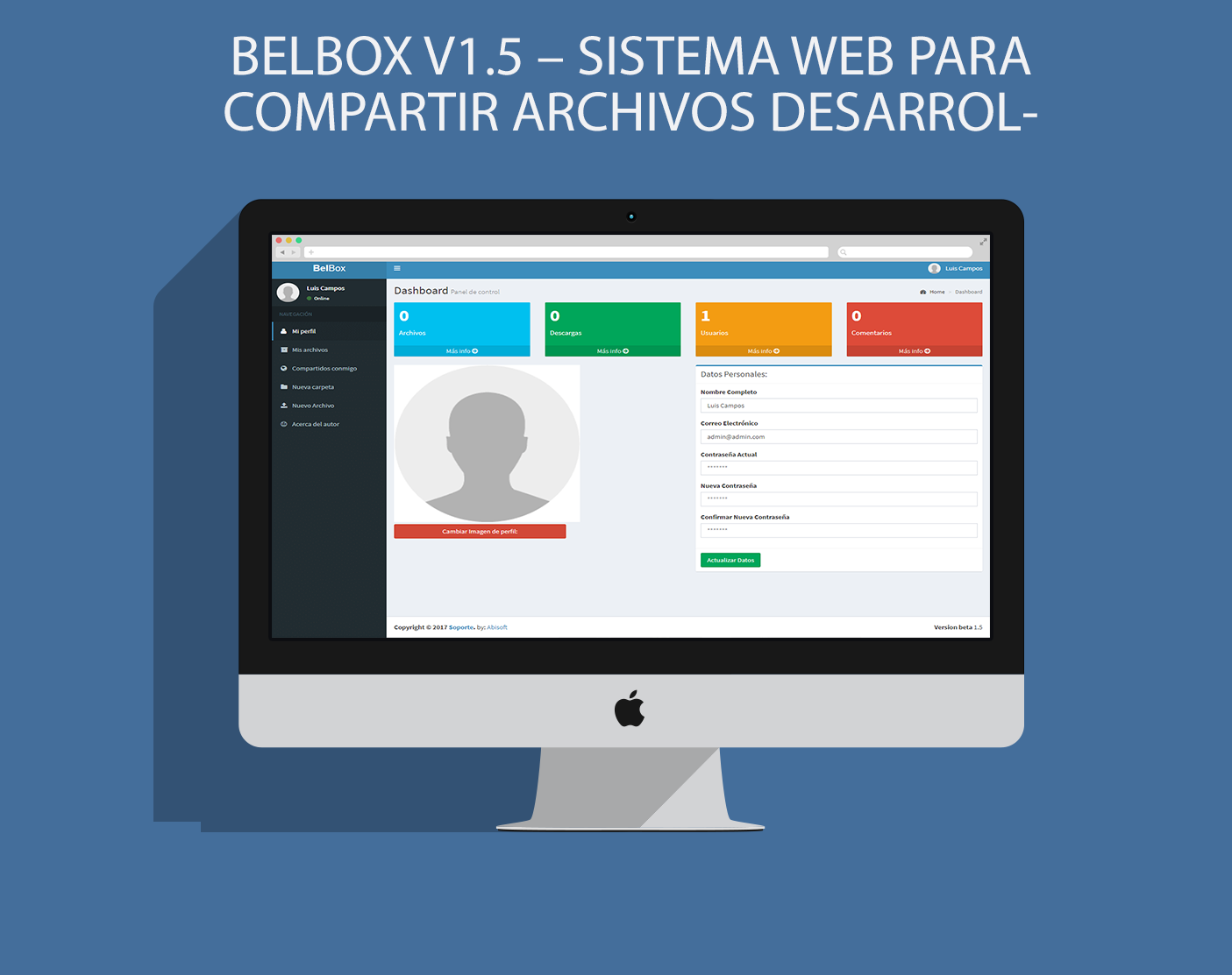 BELBOX SISTEMA  PARA COMPARTIR ARCHIVOS ::: SystemBelboxShare ::: PHP, MYSQL